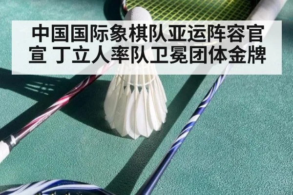 中国国际象棋队亚运阵容官宣 丁立人率队卫冕团体金牌